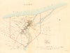 NAIRN borough/town plan for the REFORM ACT. Scotland. DAWSON 1832 old map