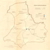 Brecknockshire county map. Boroughs polling places electoral REFORM ACT 1832