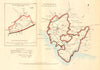 LLANELLI borough/town plan for the REFORM ACT. Felinfoel. Wales. DAWSON 1832 map