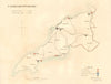 Caernarvonshire county map. Contributory boroughs electoral. REFORM ACT 1832