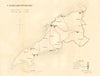 Caernarvonshire county map. Contributory boroughs electoral. REFORM ACT 1832