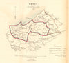 NEVIN/NEFYN borough/town plan for the REFORM ACT. Pistyll Wales. DAWSON 1832 map