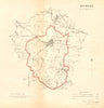 DUDLEY borough/town plan REFORM ACT Tipton Gornal Worcestershire DAWSON 1832 map