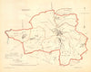 THIRSK borough/town plan. REFORM ACT. Sowerby Bagby. Yorkshire. DAWSON 1832 map