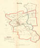BEVERLEY borough/town plan. REFORM ACT. Molescroft. Yorkshire. DAWSON 1832 map