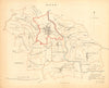 RIPON borough/town plan. REFORM ACT. Bishop Monckton. Yorkshire. DAWSON 1832 map