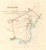 KINGHORN borough/town plan for the REFORM ACT. Scotland 1832 old antique map