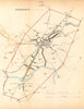 KILMARNOCK borough/town plan for the REFORM ACT. Riccarton. Scotland 1832 map