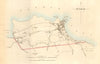 DUNBAR borough/town plan for the REFORM ACT. Belhaven. Scotland 1832 old map
