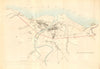 MUSSELBURGH borough/town plan. REFORM ACT. Levenhall Monktonhall 1832 old map