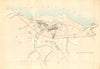 MUSSELBURGH borough/town plan. REFORM ACT. Levenhall Monktonhall 1832 old map