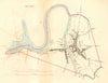 IRVINE borough/town plan for the REFORM ACT. Scotland 1832 old antique map