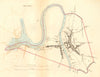IRVINE borough/town plan for the REFORM ACT. Scotland 1832 old antique map