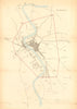 DUMFRIES borough/town plan for the REFORM ACT. Maxwelltown. Scotland 1832 map