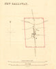NEW GALLOWAY borough/town plan for the REFORM ACT. Scotland 1832 old map