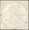 Stellarum Fixarum Hemisphaerium Boreale. Northern Sky star chart SENEX c1721 map
