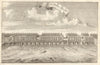 Old 'London Bridge' by STOW/STRYPE 1720 antique vintage print picture