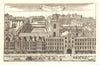 'St Bartholomew's Hospitall in Smithfield', London. STOW/STRYPE 1720 old print