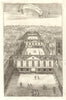 'St Thomas's Hospitall in Southwark', London. STOW/STRYPE 1720 old print