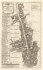 Aldersgate Ward & St Martins le Grand Liberty. London. STOW/STRYPE 1720 map