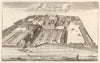 'The Temple', London. Inner Temple. Middle Temple. STOW/STRYPE 1720 old print
