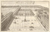 'The Prospect of Lincoln's Inn' /Fields. London. STOW/STRYPE 1720 old print
