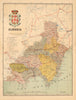 ALMERÍA. Almeria. Andalucia. Mapa antiguo de la provincia. ALBERTO MARTIN c1911