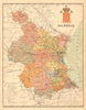 VALENCIA. València. Comunidad Valenciana. Mapa antiguo provincia. MARTIN c1911
