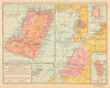 AFRICA ESPANOL Bioko Fernando Po Sahara Rio Oro Annobon Corisco Muni c1911 map