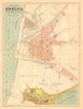 HUELVA. Plano antiguo de la cuidad. Antique town/city plan. MARTIN c1911 map