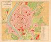 SEVILLA Seville. Plano antiguo cuidad. Antique town/city plan. MARTIN c1911 map