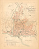 SANTA CRUZ DE TENERIFE. Plano antiguo cuidad Antique town plan. MARTIN c1911 map