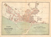 ALICANTE Alacant. Plano antiguo cuidad. Antique town/city plan. MARTIN c1911 map