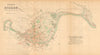 BILBAO BILBO. Plano antiguo cuidad. Antique town/city plan. MARTIN c1911 map