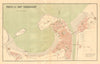 SAN SEBASTIAN DONOSTIA. Plano antiguo cuidad Antique town plan. MARTIN c1911 map