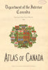 ATLAS OF CANADA. Decorative title page. James White 1906 old antique print