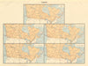 CANADA Isobars. WHITE 1906 old antique vintage map plan chart