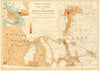 CANADA POPULATION DENSITY 1901. British Columbia and Alberta. WHITE 1906 map