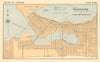 VANCOUVER town city plan. British Columbia, Canada. WHITE 1906 old antique map