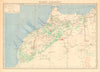 FRENCH MOROCCO ECONOMIC/RESOURCES Maroc Protectorat français economique 1938 map