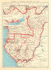 COLONIAL GABON & CONGO. Afrique équatoriale française. Brazzaville plan 1938 map