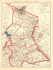 FRENCH COLONIAL CHAD & UBANGI-SHARI (C.A.R.). Oubangui-Chari Tchad 1938 map
