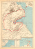 FRENCH SOMALILAND. Cote Française des Somalis. Obok & DJIBOUTI plans 1938 map