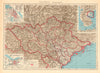 TONKIN. French Indochina Indochine Vietnam. Hanoi & Haiphong city plans 1938 map