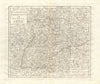 'Nuova Carta del Circolo di Franconia, e di Svevia' by Isaak TIRION 1740 map