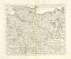 'Nuova Carta del Circolo di Sassonia Inferiore..', by Isaak TIRION 1740 map