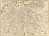 'L'Allemagne en General divisée en trois principales parties'. N SANSON 1645 map