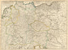 'L'Allemagne par archeves. Chés et Eveschés' by Nicholas SANSON 1645 old map