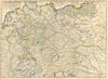 'L'Allemagne par ses Estats, Principautés &.' by Nicholas SANSON 1645 old map