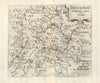 BRECKNOCKSHIRE. 'Brecknoc comitatus pars olim Silurum'. SAXTON/VAUGHAN 1637 map